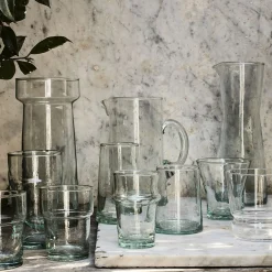 Verre marocain en verre recyclé 30cl - transparent