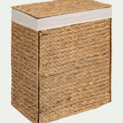 Panier en jacinthe d'eau H60xL50cm - naturel