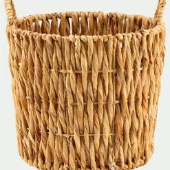 Panier en jonc de mer - naturel H36xD35 cm