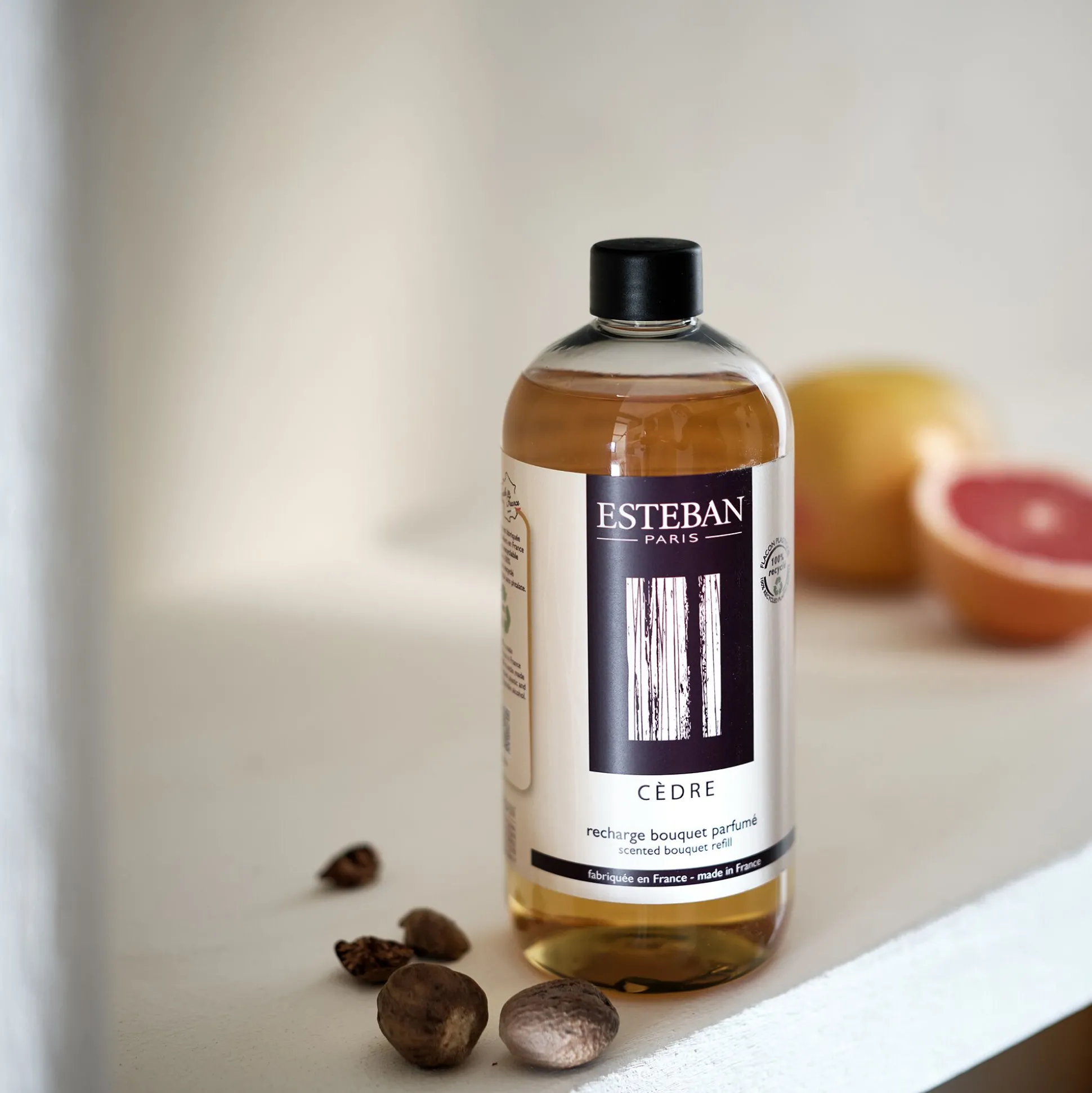 Recharge pour bouquet parfumé Cèdre 500ml