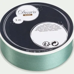 Ruban déco de noël - vert (modèle aléatoire)