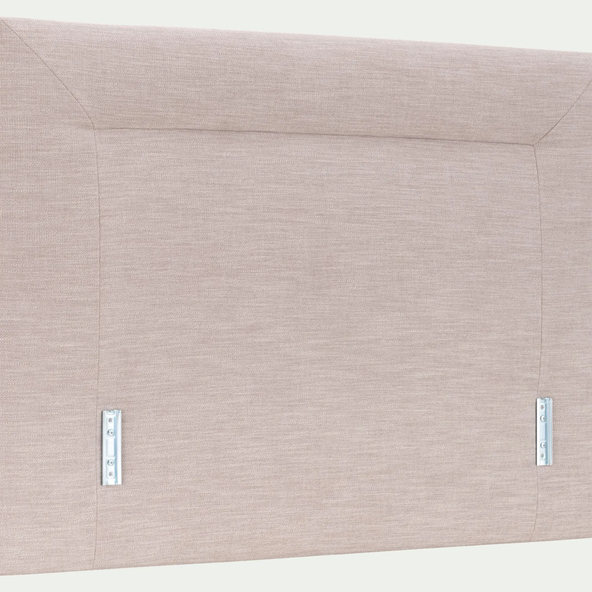 Tête de lit matelassée en tissu 160cm - écru